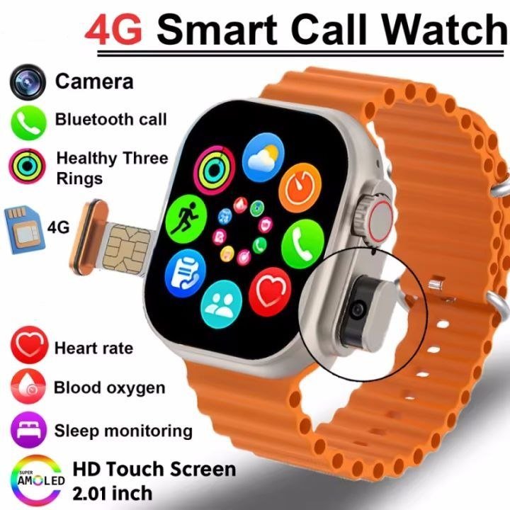 BW9 PRO Online Edition 4G Android Smart Watch with Camera