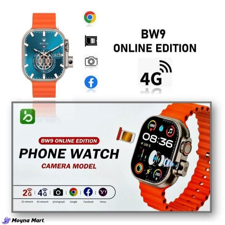 BW9 PRO Online Edition 4G Android Smart Watch with Camera