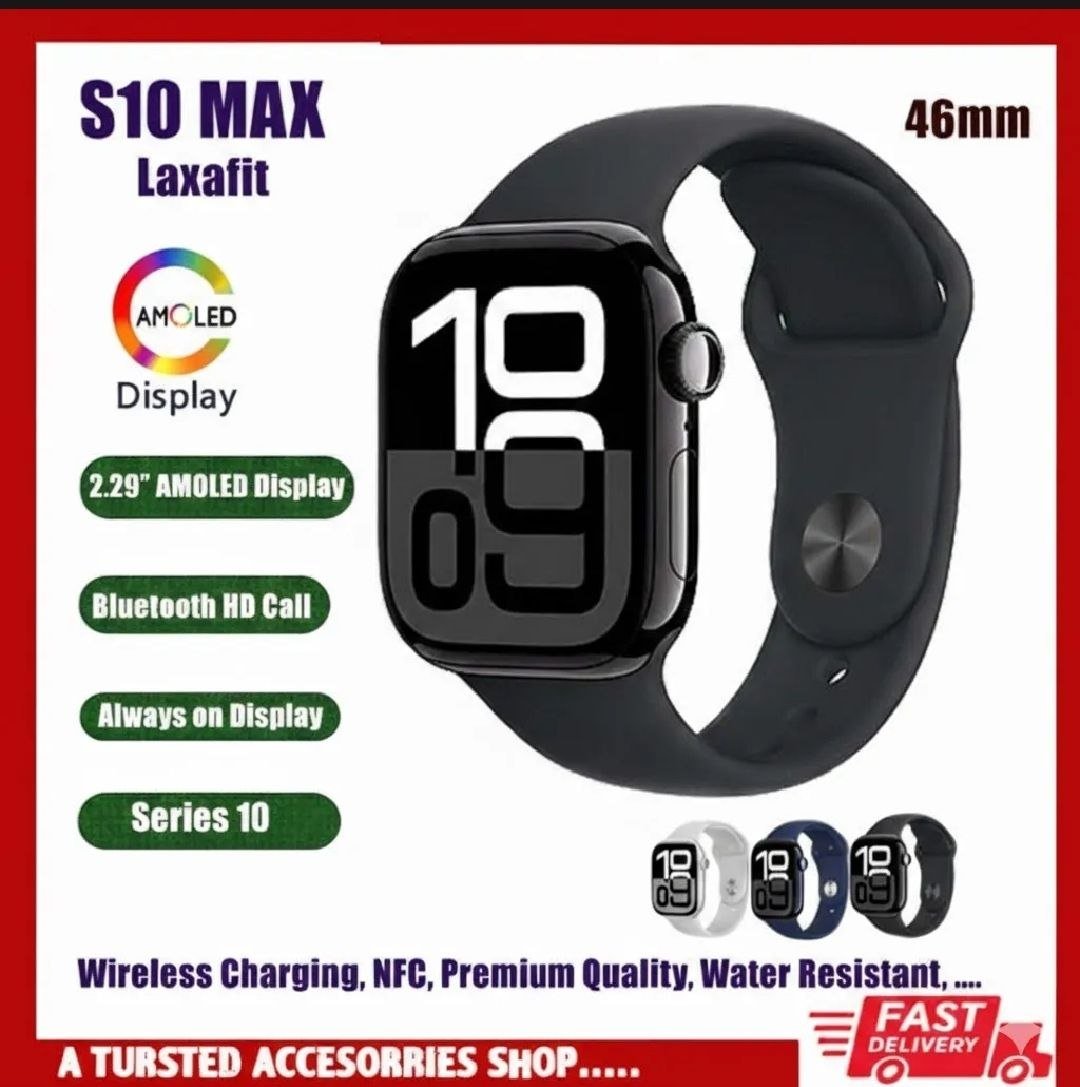 S10 Max 10th Anniversary Edition Smartwatch with Super AMOLED Display