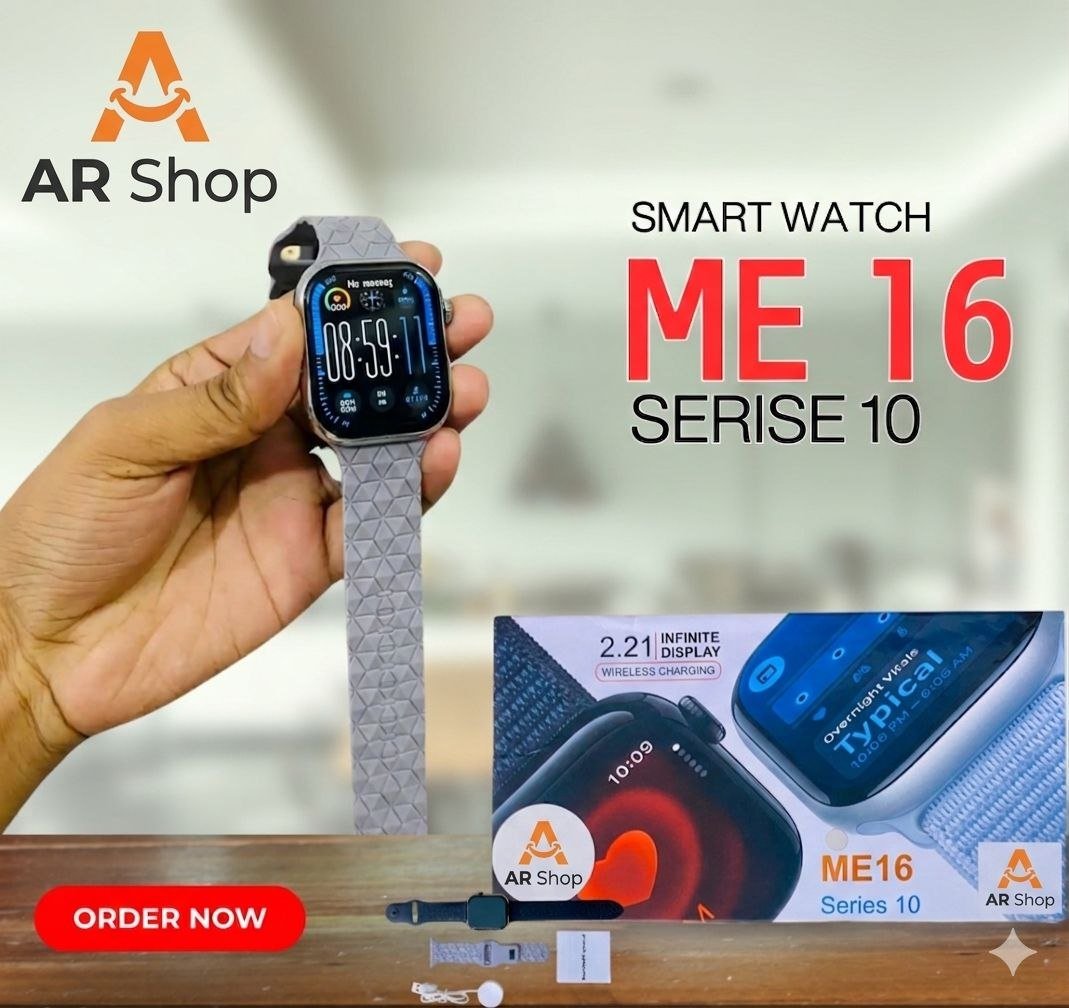 ME16 Series 10 Ultra Smart Watch with 2.21" Infinite Display & Wireless Charging