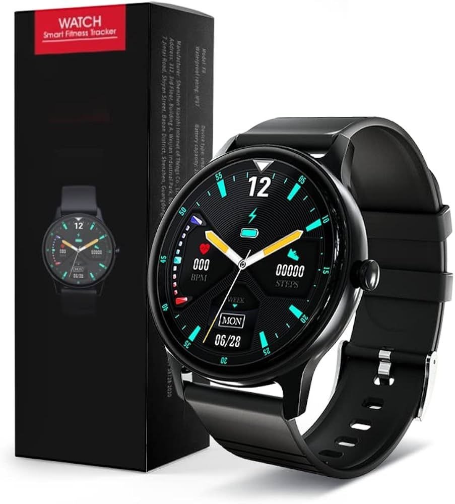 METATU Smart Fitness Tracker & Stylish Round Smartwatch