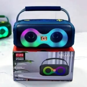 ET-312 Portable Wireless Speaker with RGB Disco Lights