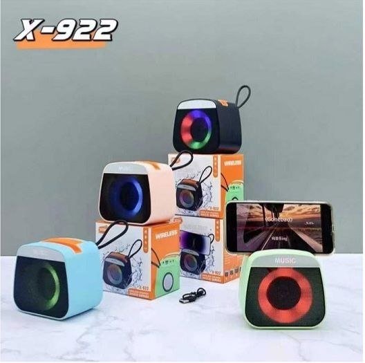 X-922 Portable Wireless Disco Speaker with RGB Lighting