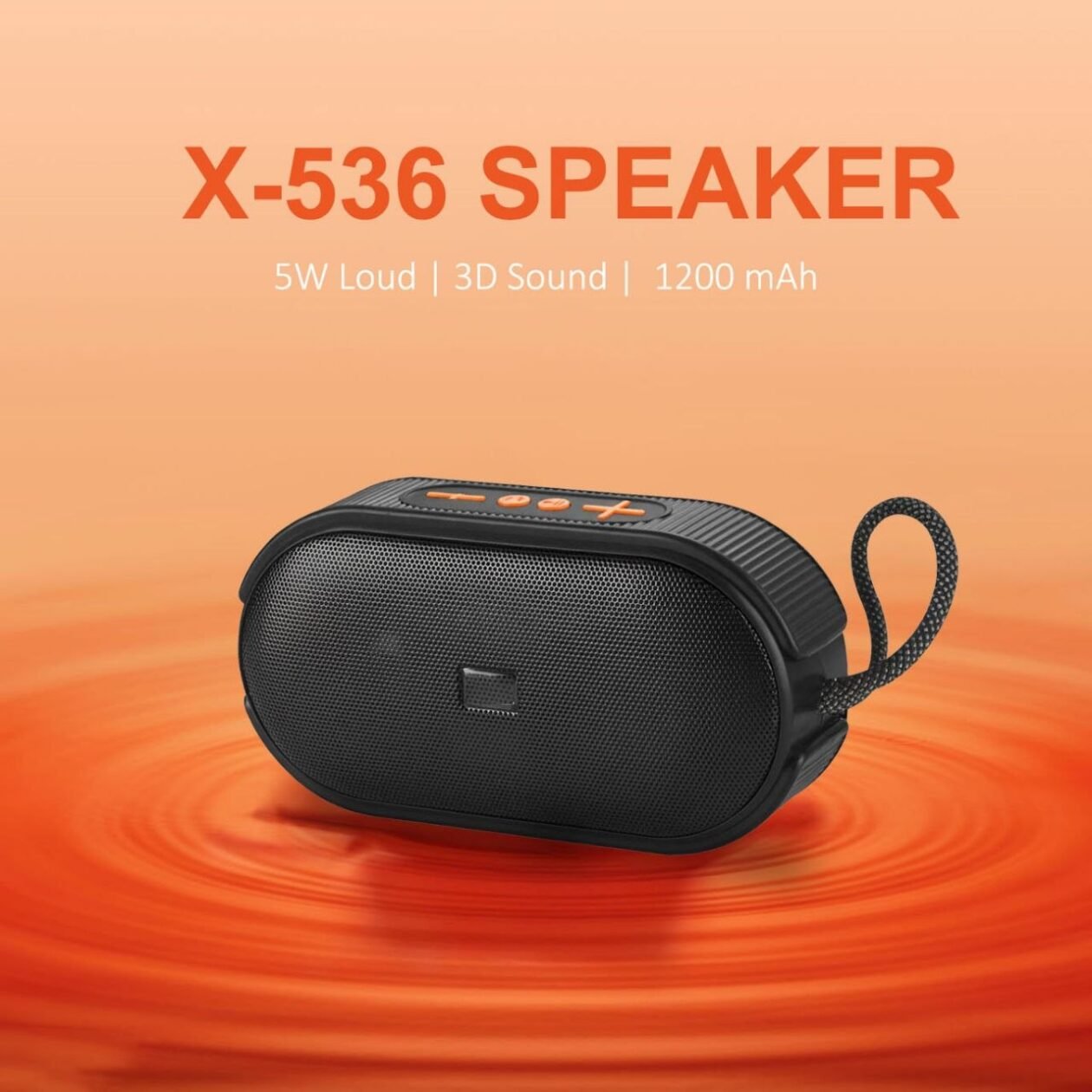 X-536 High Power Portable Wireless Speaker with 3D Surround Sound