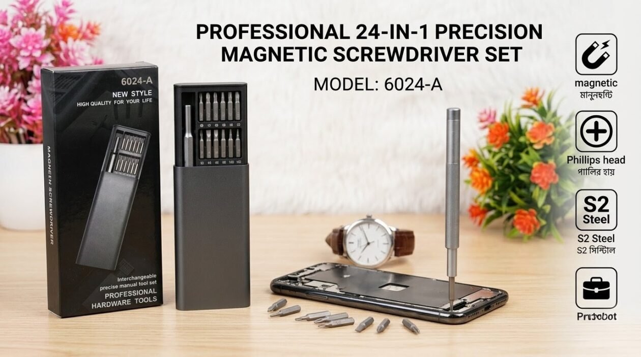 Professional 24-in-1 Precision Magnetic Screwdriver Set
