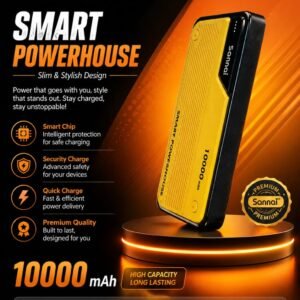 Sannai SP-17 Smart Powerhouse 10000mAh Slim & Stylish Power Bank